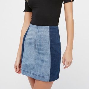 Free People Modern Femme Denim Mini